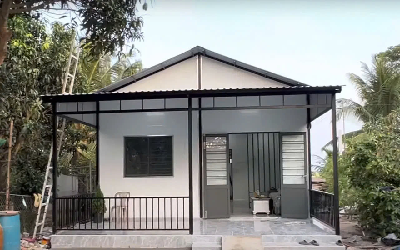 mẫu nhà tiền chế miền tây