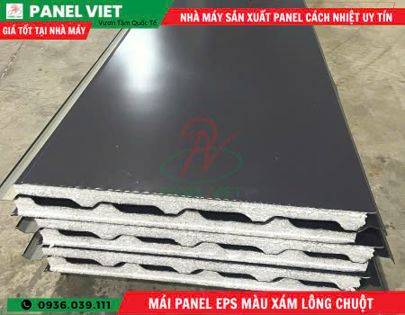 Mái Panel EPS Xám Lông Chuột