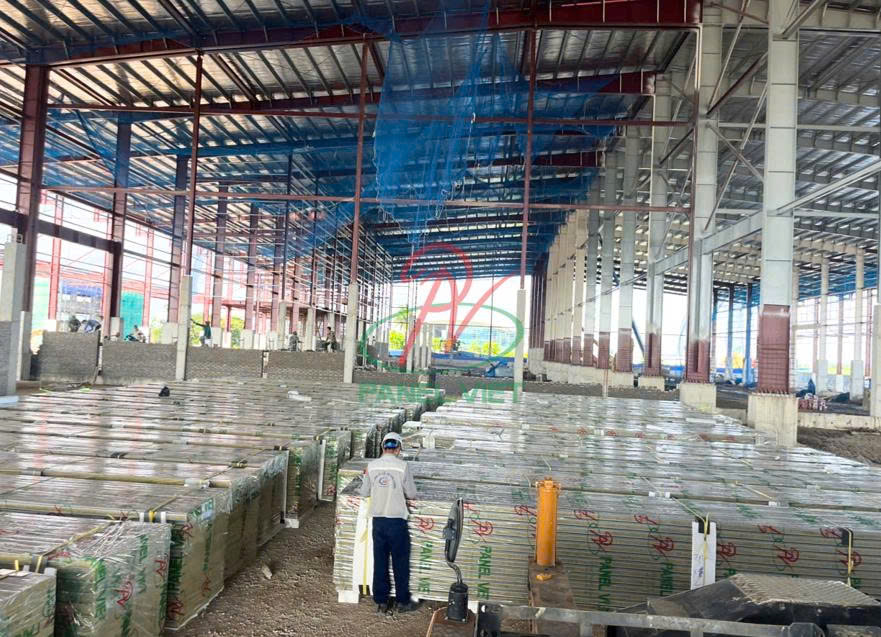 Dự Án Vách Panel Rockwool Nhà Ga Hàng Hóa Tại Sân Bay Cát Bi
