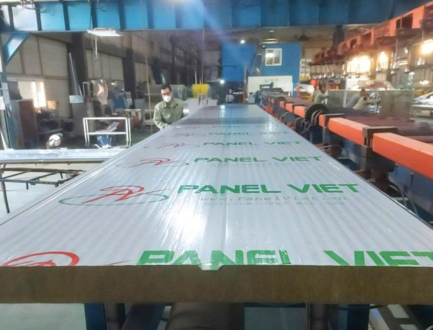 Vách panel rockwook Panel Việt Dự Án Sân Bay Cát Bi