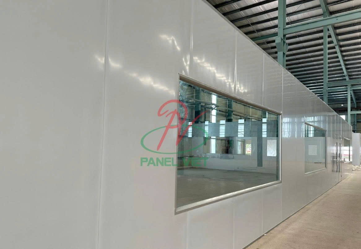 Vách Panel Làm Phòng Sạch Long An