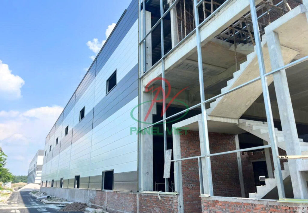 Vách Ngoài Panel Rockwool Panel Việt
