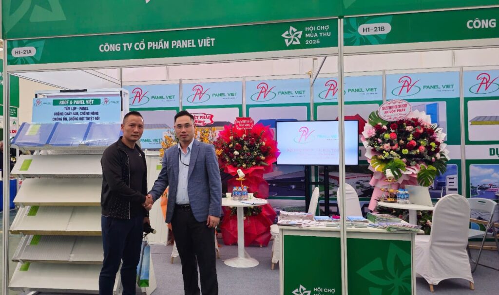 gian hàng của Panel Việt tại Hội Chợ Mùa Thu