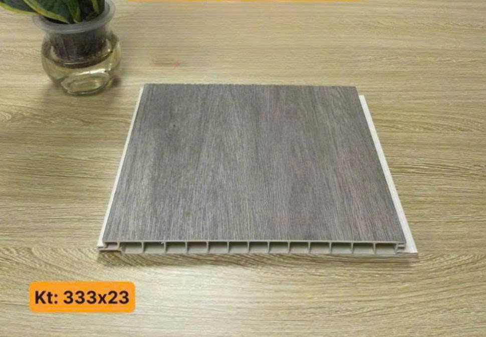 Sàn nhựa chịu lực Long An màu xám nâu mã S58