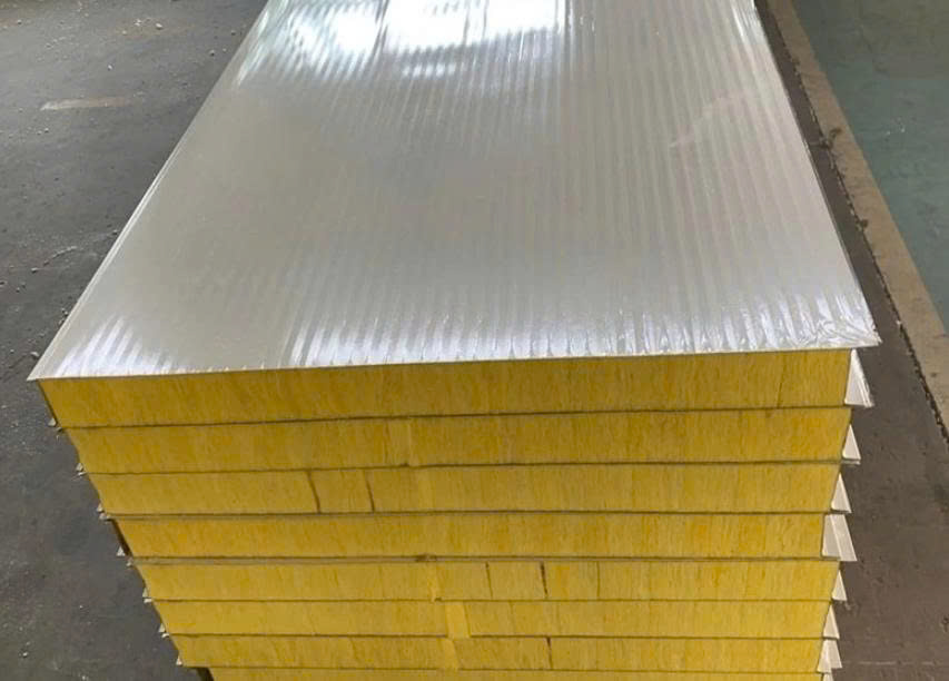 giá panel glasswool làm vách kho xưởng