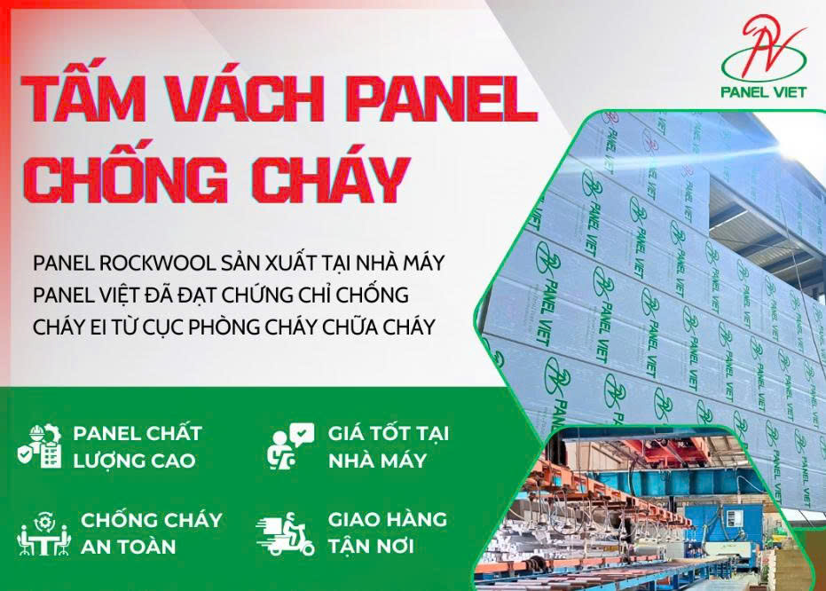 vách panel chống cháy