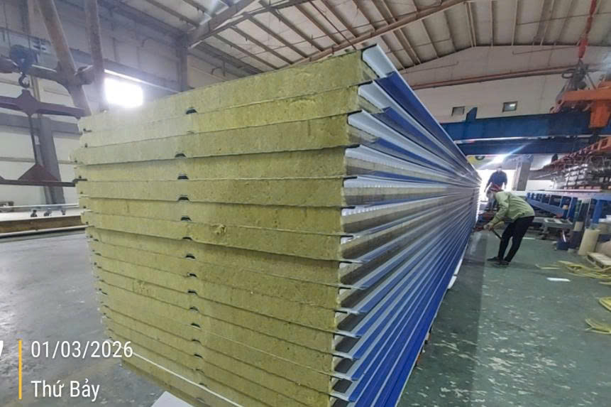 Panel Rockwool chống ồn