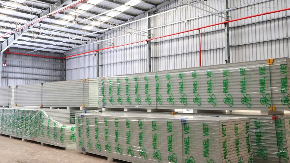 vách panel phòng sạch thực phẩm