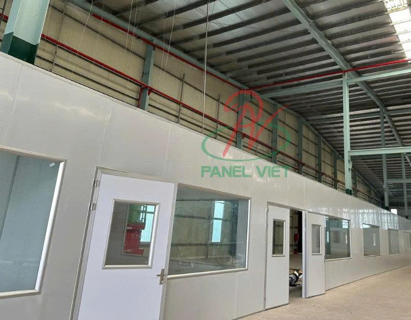 Panel làm vách nhà xưởng socola